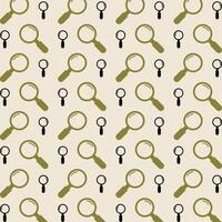 Search glass neutral color repeating trendy pattern vector illustration background