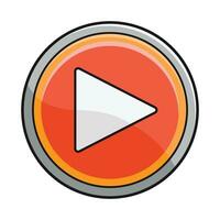 play button illustration vector