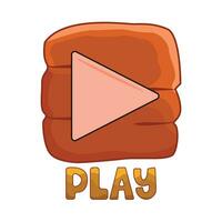 play button illustration vector