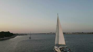 bateau Voyage aérien vue video