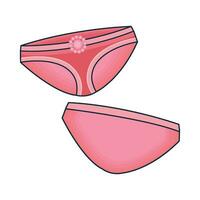 illustration of underwear vector