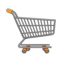 illustration of shopping cart vector