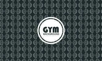 Seamless fitness and healthy lifestyle pattern grey on white bac vector