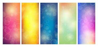 Abstract background with blur bokeh light effect vector