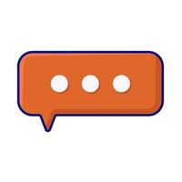 speech bubble communication illustration vector