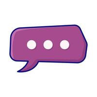 speech bubble communication illustration vector