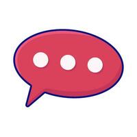 speech bubble communication illustration vector