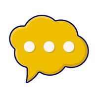 speech bubble communication illustration vector