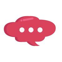 cloud speech bubble communication illustration vector