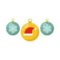 christmas ball decoration illustration vector