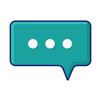 speech bubble communication illustration vector