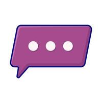 speech bubble communication illustration vector