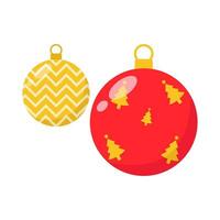 christmas ball decoration illustration vector