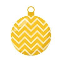 line in christmas ball decoration illustration vector