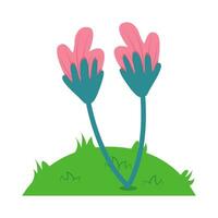 flower plant illustration vector