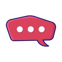 speech bubble communication illustration vector