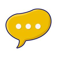 speech bubble communication illustration vector