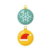 christmas ball decoration illustration vector