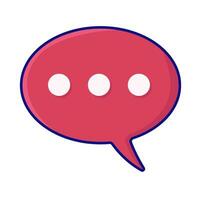 speech bubble communication illustration vector