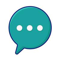 speech bubble communication illustration vector