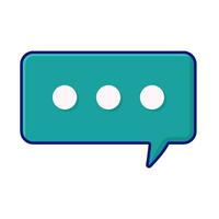 speech bubble communication illustration vector