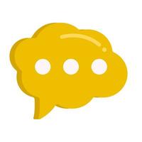 cloud speech bubble communication illustration vector