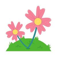 flower plant illustration vector