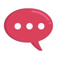 speech bubble communication illustration vector