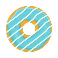 donut glazed sweet dessert illustration vector