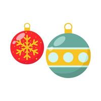 christmas ball decoration illustration vector