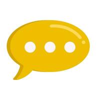 speech bubble communication illustration vector