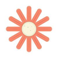 daisy flower illustration vector