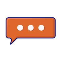 speech bubble communication illustration vector