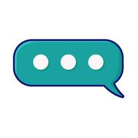 speech bubble communication illustration vector