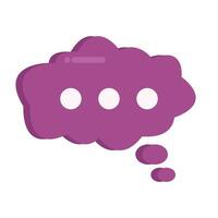 cloud speech bubble communication illustration vector