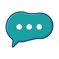 speech bubble communication illustration vector