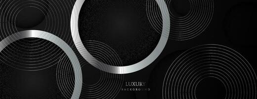 Luxury abstract background with circles. Vector illustration for your design