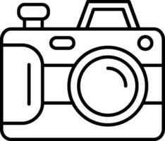 Camera Line Icon vector