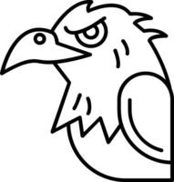 Eagle Line Icon vector