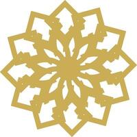 Abstract luxury mandala logo vector element