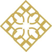 Abstract luxury mandala logo vector element