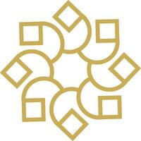Abstract luxury mandala logo vector element