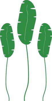 Montsera leaf logo icon vector element