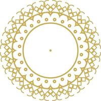 Abstract luxury mandala logo vector element