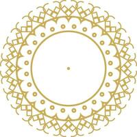 Abstract luxury mandala logo vector element