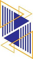Abstract memphis geometric shape vector element