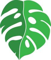 Montsera leaf logo icon vector element