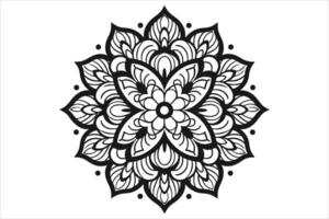 mandala diseño patrones vector, sencillo mandala diseño, mandala diseño mehndi, vector