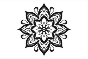 mandala diseño patrones vector, sencillo mandala diseño, mandala diseño mehndi, vector