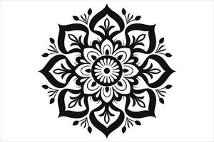 mandala diseño patrones vector, sencillo mandala diseño, mandala diseño mehndi, vector